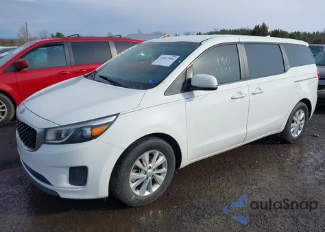 2017 Kia Sedona L из США, поврежденный, VIN KNDMA5C1XH6259734